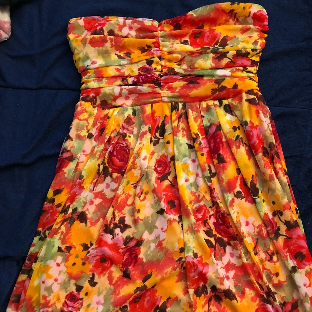 strapless dress